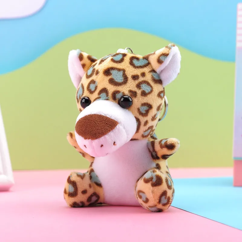 Jungle Live Animal Plush Stuffed Keychain Toy Pendant keyring