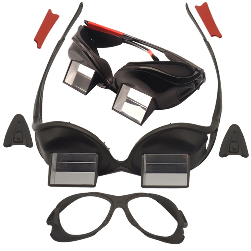 2024 Prism Eyewear Periscope 90-Degree Vertical Bed Spectacles Laying Down Climbing Reading Watching TV Lazy Readers Glasses
