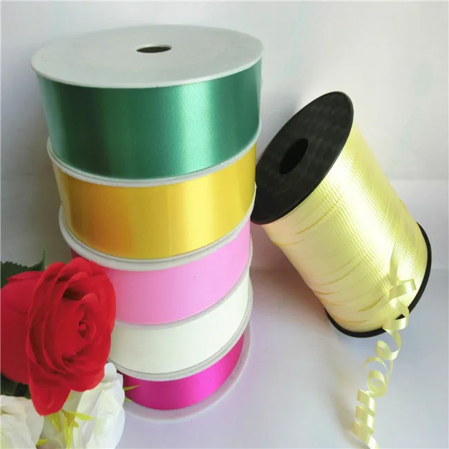 Merry christmas plastic ribbon roll