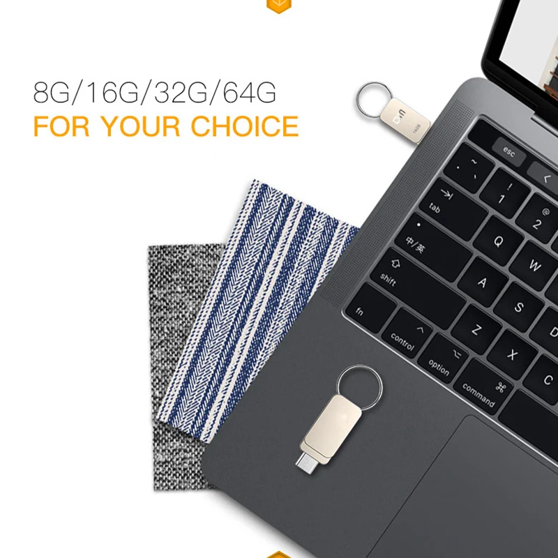 2 in 1 MINI Type c USB2.0/USB3.0 Metal UDP USB C Flash Drive Customized LOGO Memory Stick 4GB 128GB Type c mini Memory Stick