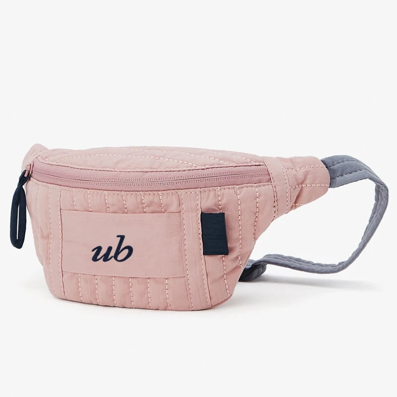 High Quality Cute Custom Logo Waist Bag Pink Fanny Pack