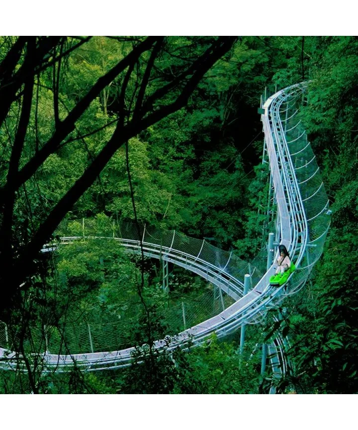 New Amusement Park Large Rides Single Rail Mountain Roller Coaster