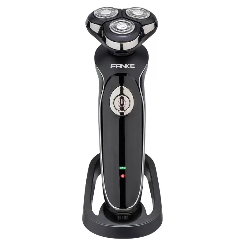FANKE 4 in 1 multifunction waterproof Electric Beard Trimmer USB Rechargeable Rotary Electric Shaver