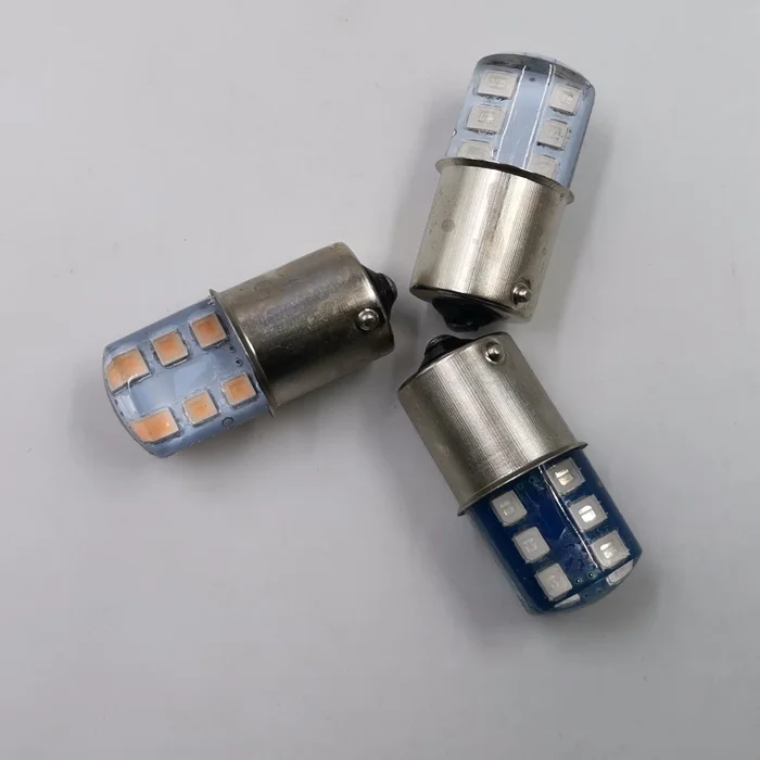 S25 1156 BA15S LED  5050 12SMD Silica Gel DC12V Car Rear Tail Parking Light Brake Lamp Turn Signal Bulb for Various cars, trucks