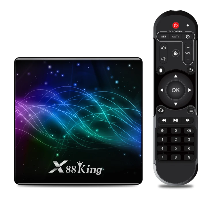 New Amlogic S922X Chip X88 King Pro Android 9.0 TV BOX Mali-G52 LPDDR4 4GB 128GB Set Top Box Dual Wifi BT5.0 1000M Media Player