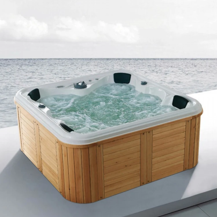 5 человек Ванна Массаж гидро джакузи ванны джакузи наружная спа-Ванна