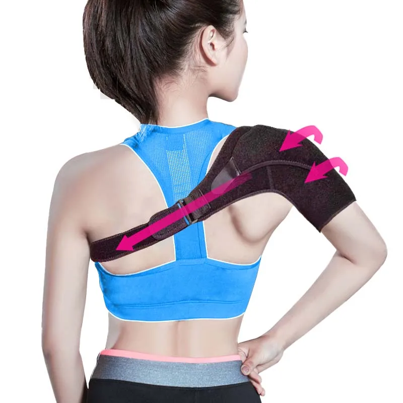Neoprene Shoulder Support Pads Sports Fitness Shoulder Pads Support Strap Adjustable Shoulder Protection