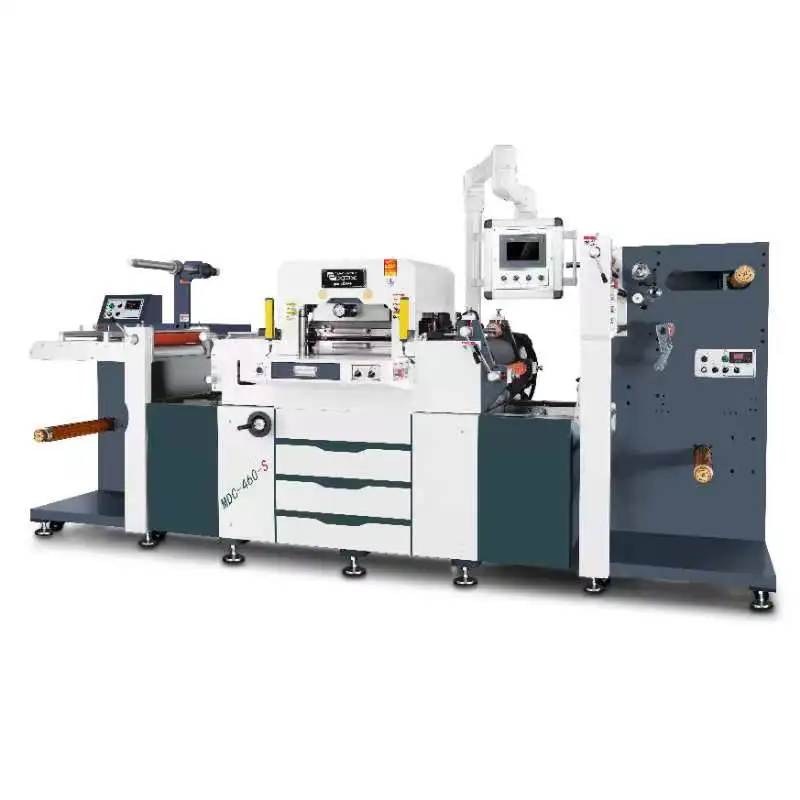 MDC-SD-330 Adhesive Label High Speed Hot Stamping Flatbed  Die Cutting Machine with Simple Slitting Device