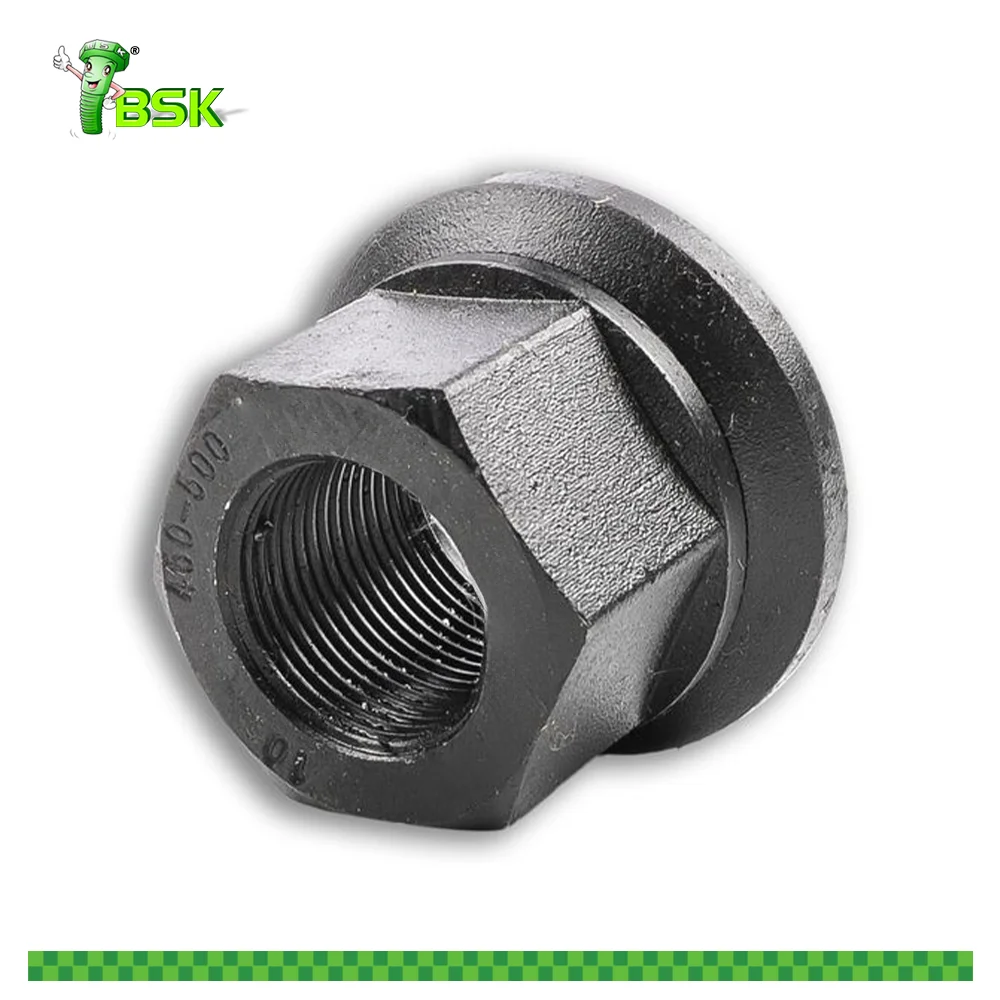 QC /T 953 Commercial Road Vehicles - Flat Attachment Wheel Fixing Nuts M4 M5 M6 M8 M10 M12 M16 M18 M20 M22 Rotating Flange Nuts