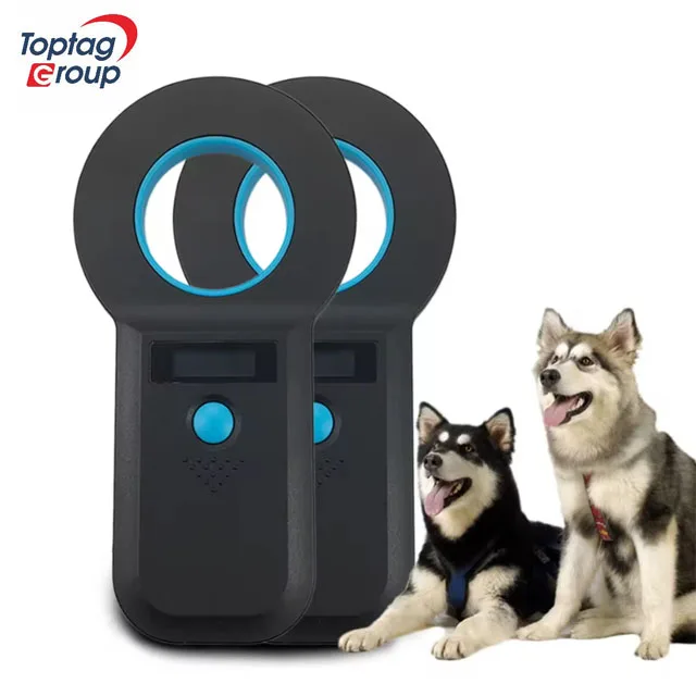 Reader RFID 134.2KHz EM4305 Microchip Scanner W90B Animal Pet Management