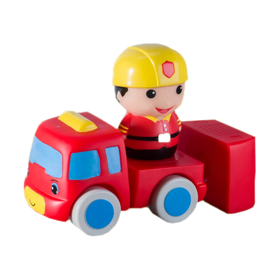 cosplay game Fire Engines and Firefighters Toys Plastic fire truck Educational Toys for Kids Baby Boys