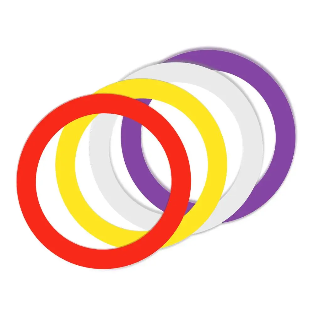Funny game juggling rings wholesale outdoor fitness training plastic exercise agility rings
