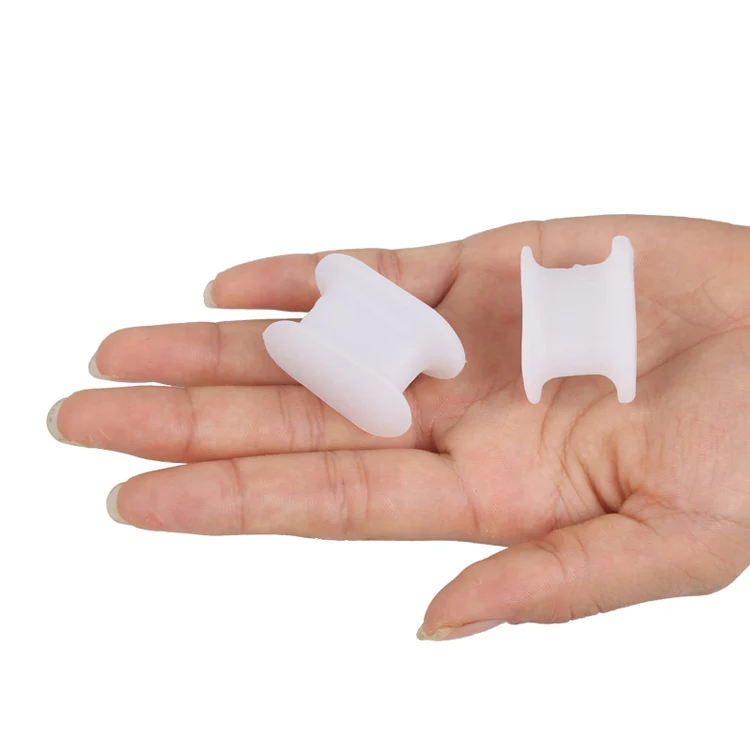 factory price foot orthotics overlapping toes high quality silicone gel toe separator bunion corrector big toe
