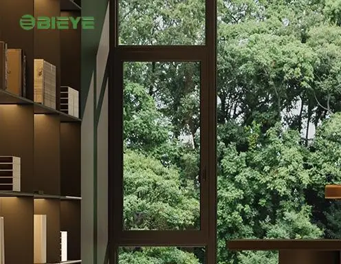 Exterior customized aluminum windows and doors grey color aluminum window