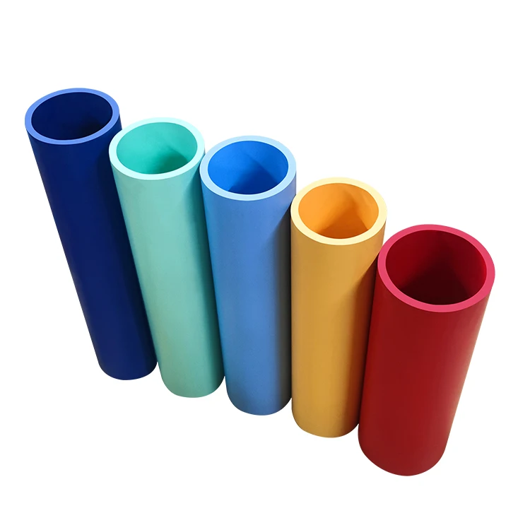 Factory Custom High Quality Pipe Pvc Size Plastic Toy Tube PVC Profile Pvc Tubes For Building
