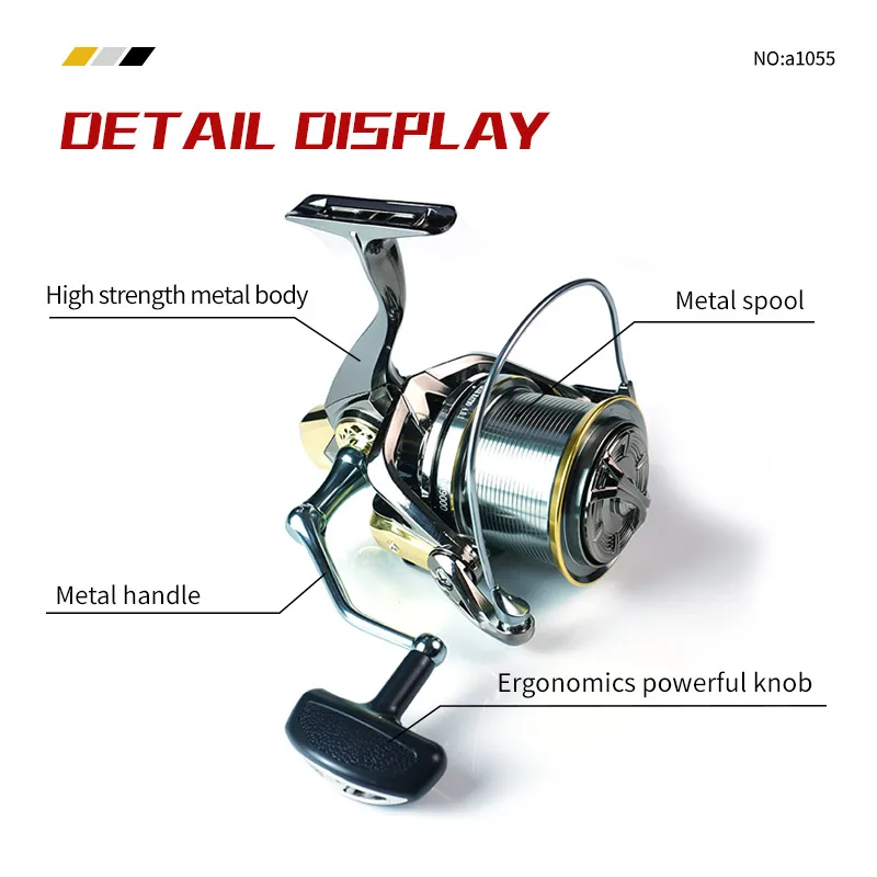 XDL manufacturer 4.7:1 10+1BB baitcaster fishing reel deep sea fishing reels