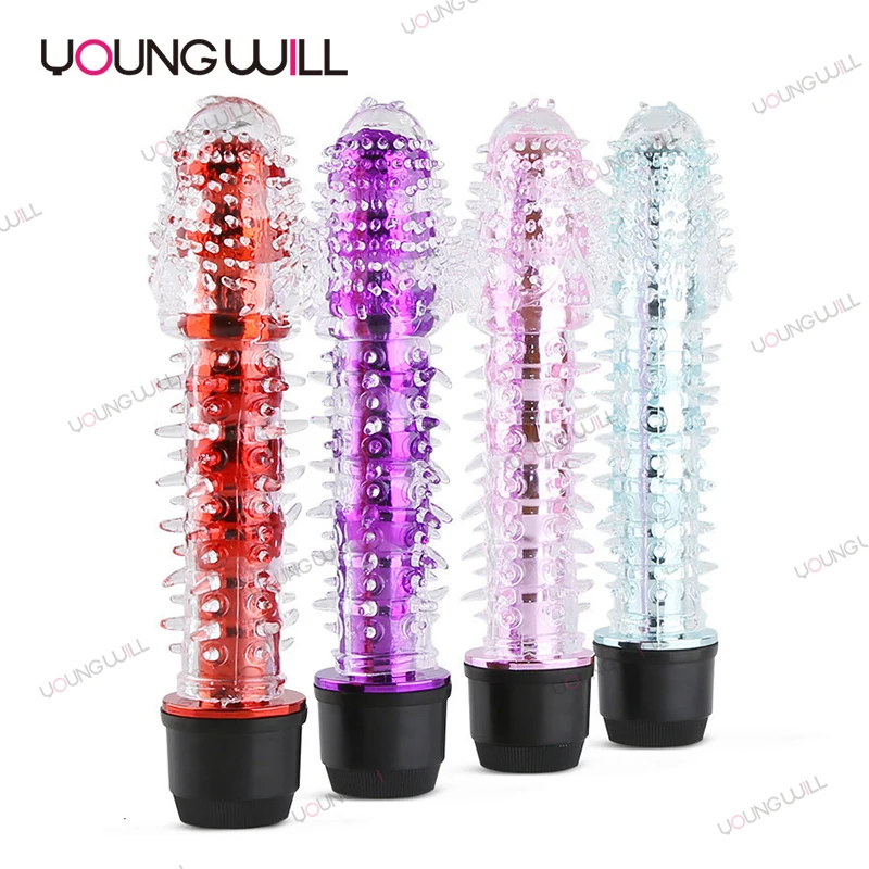 Soft Massage Granules Realistic Jelly Dildo Vibes Vagina Butt Erotic Penis Clitoris Stimulator G-spot Vibrator Sex Toy for Women