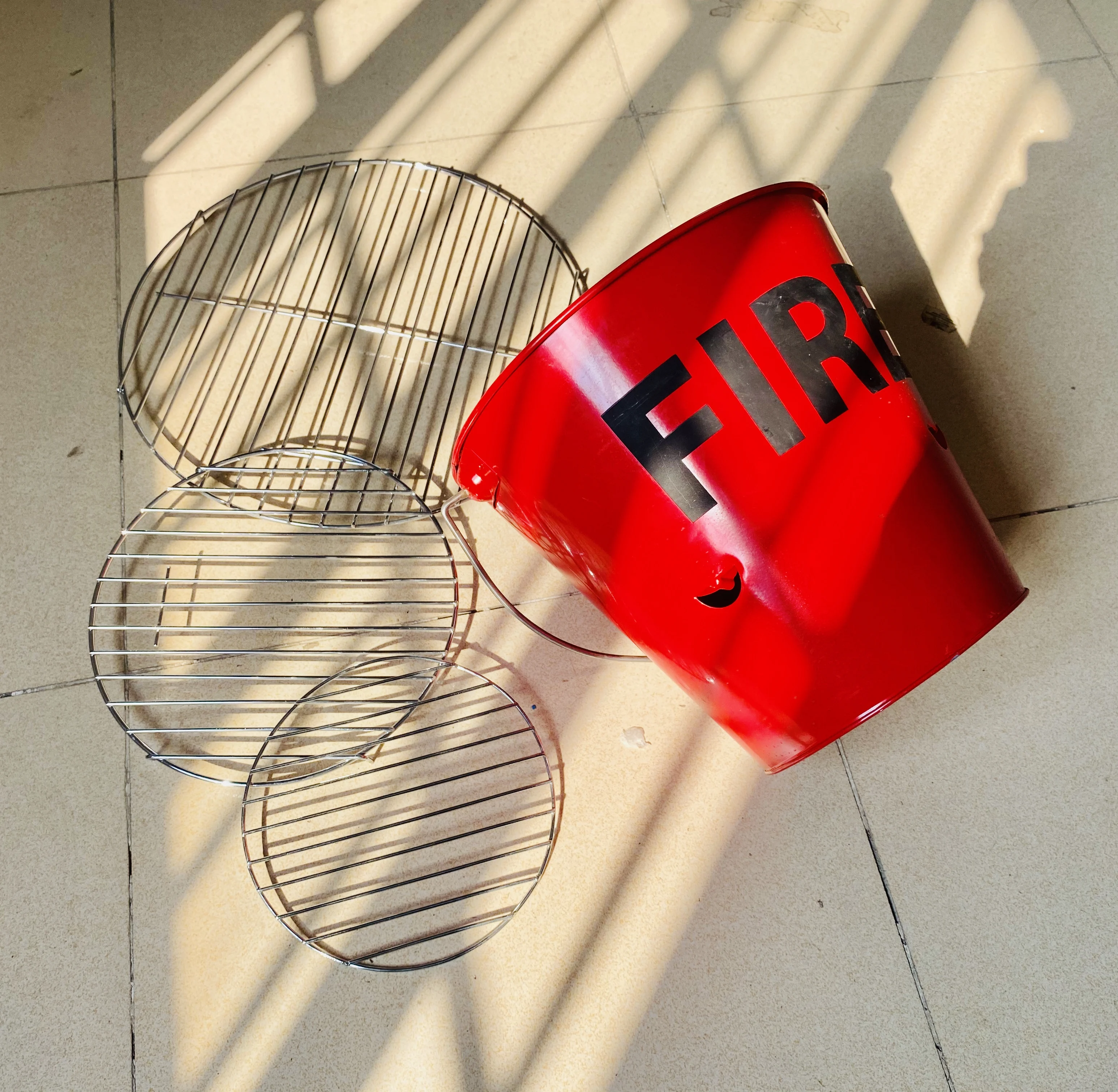 
Competitive Price Industrial Metal Buckets Custom Buckets For Fire Oven 