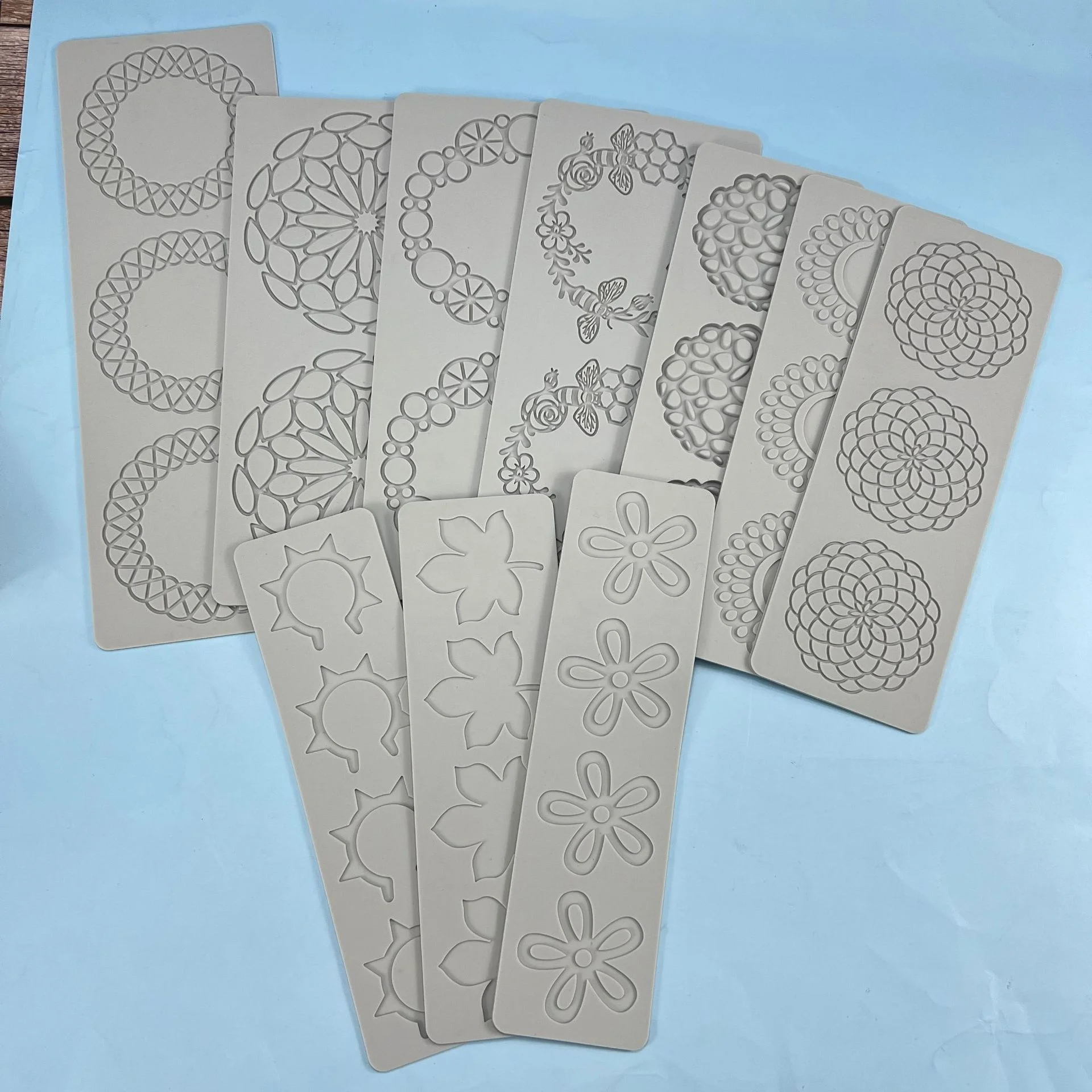 Silicone Icing Mats Coral Design Fondant For Cakes Moldes De Silicona Baking Mold Cake Pastry Tools Cake Decorating Lace Mats