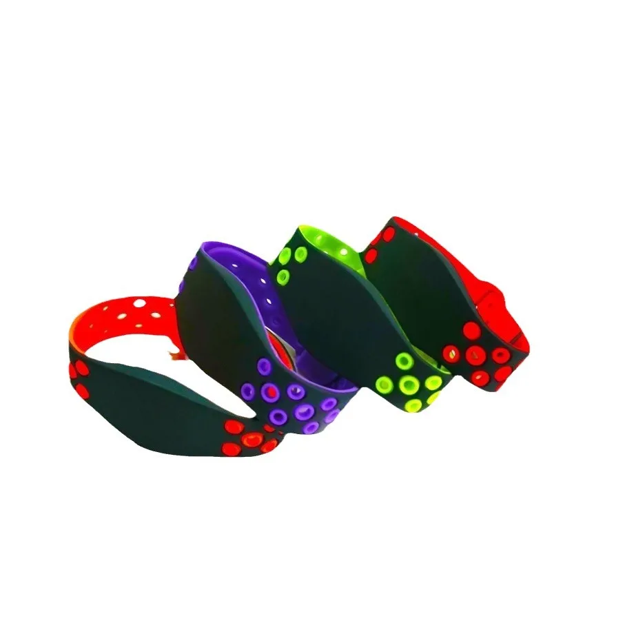 Waterproof rfid wristband access control card cashless bracelets elastic band fashion bracelets wristband custom