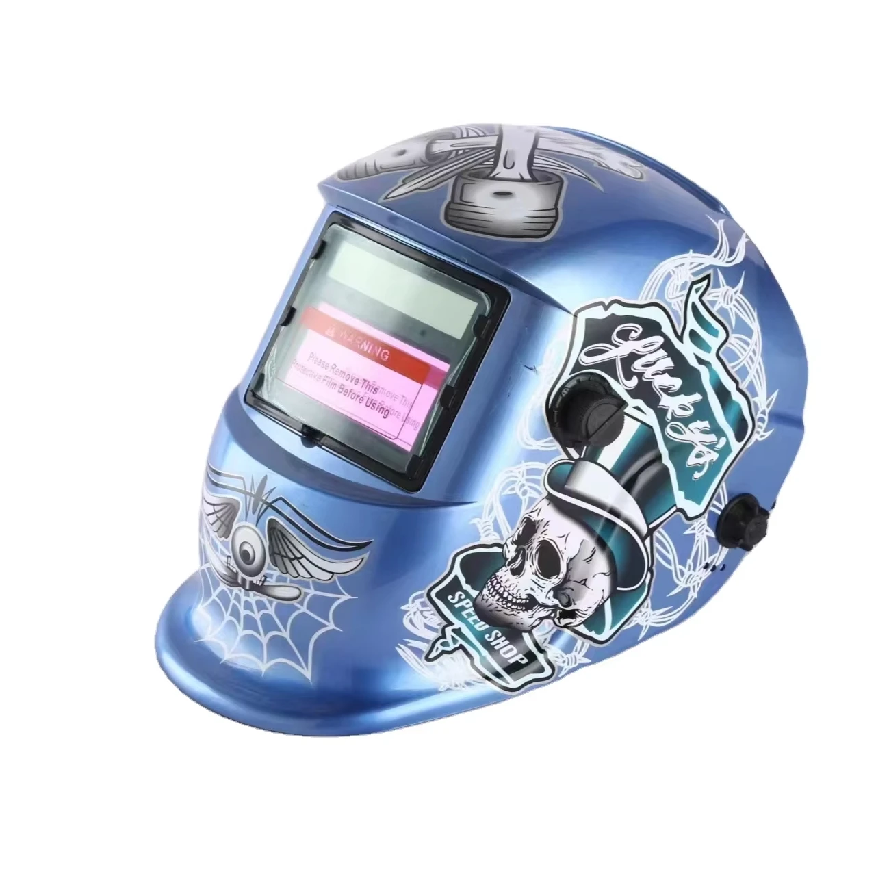Best-selling Item Argon Arc Welding Helmet Solar Automatic Light-changing Welding Helmet
