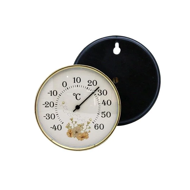 High Temperature Resistant Aluminium Dial Hygrometer Metal Sauna Room Thermostat for Measuring Thermometers