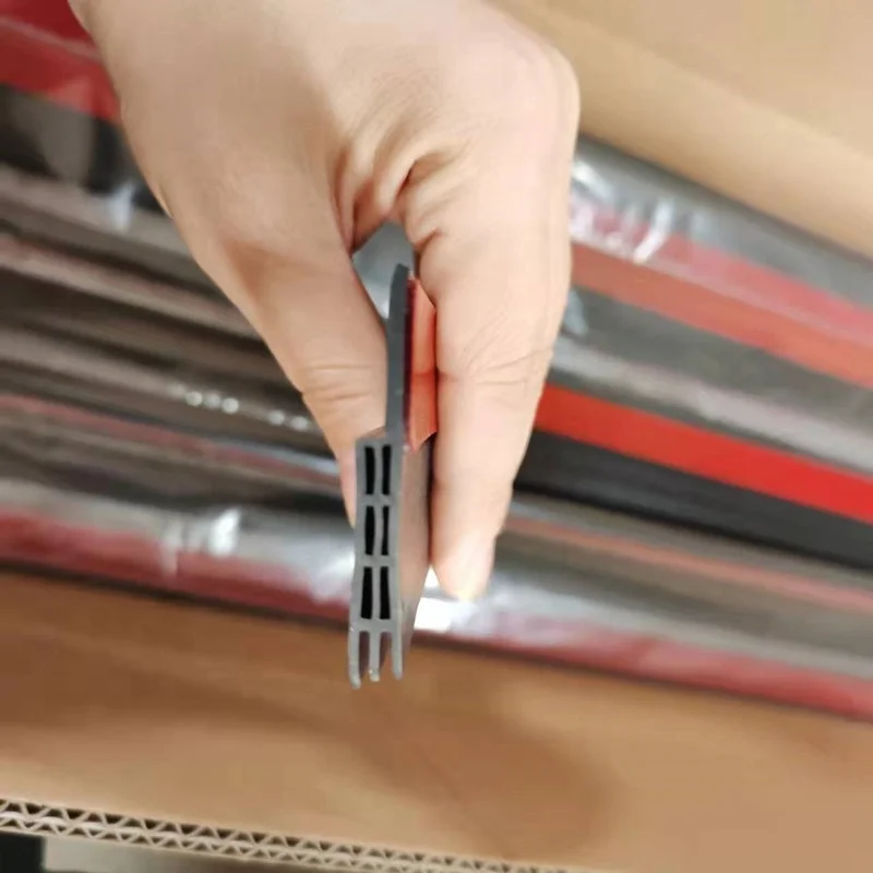 2 door-mounted windshields Silicone door bottom sealing strip baffle Door bottom sound insulation and insect-proof sealing strip