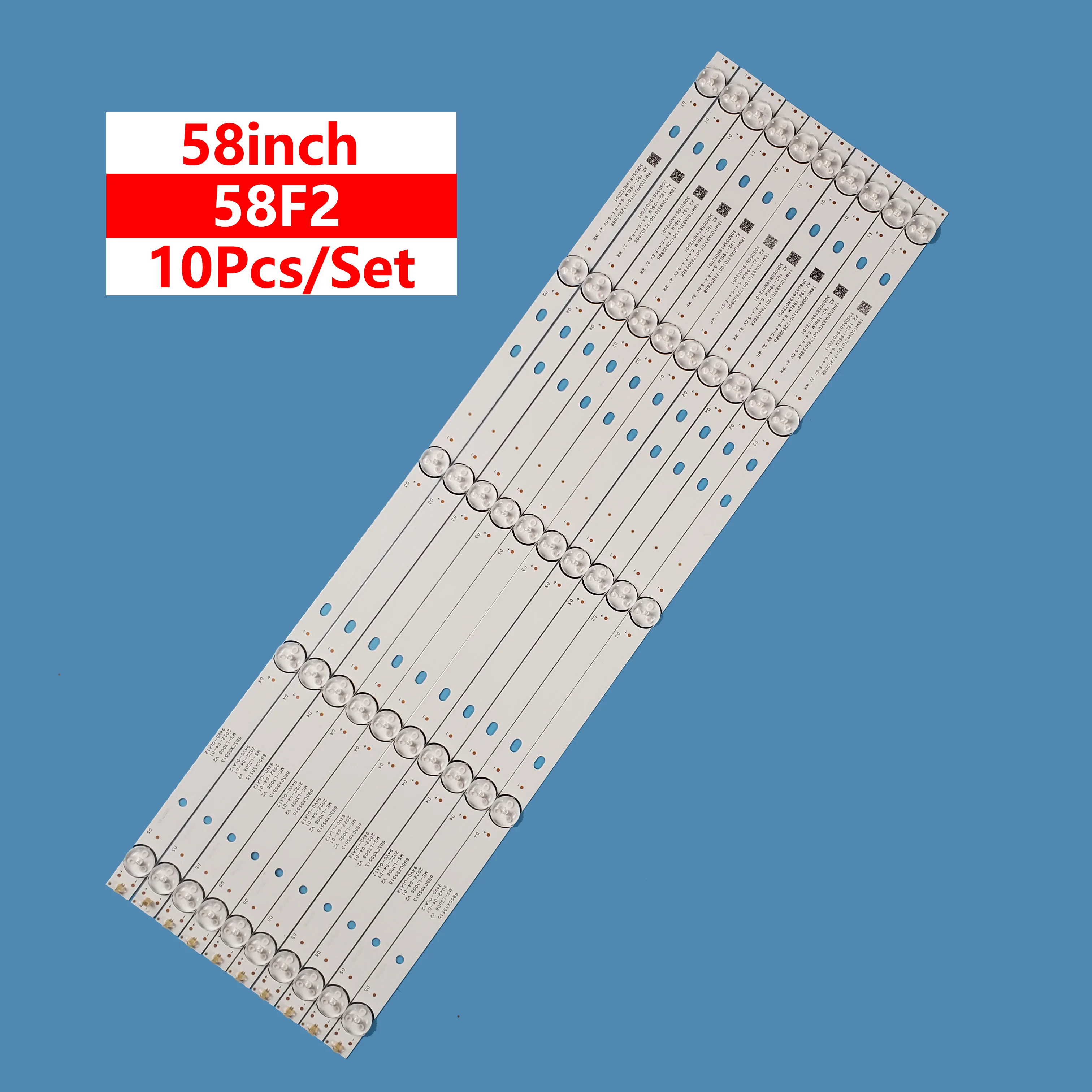 LED tv backlight strip MS-L3006 V2 JL.D58051330-006AS-M For 58F2 CX580DLEDM TV led strip backlight