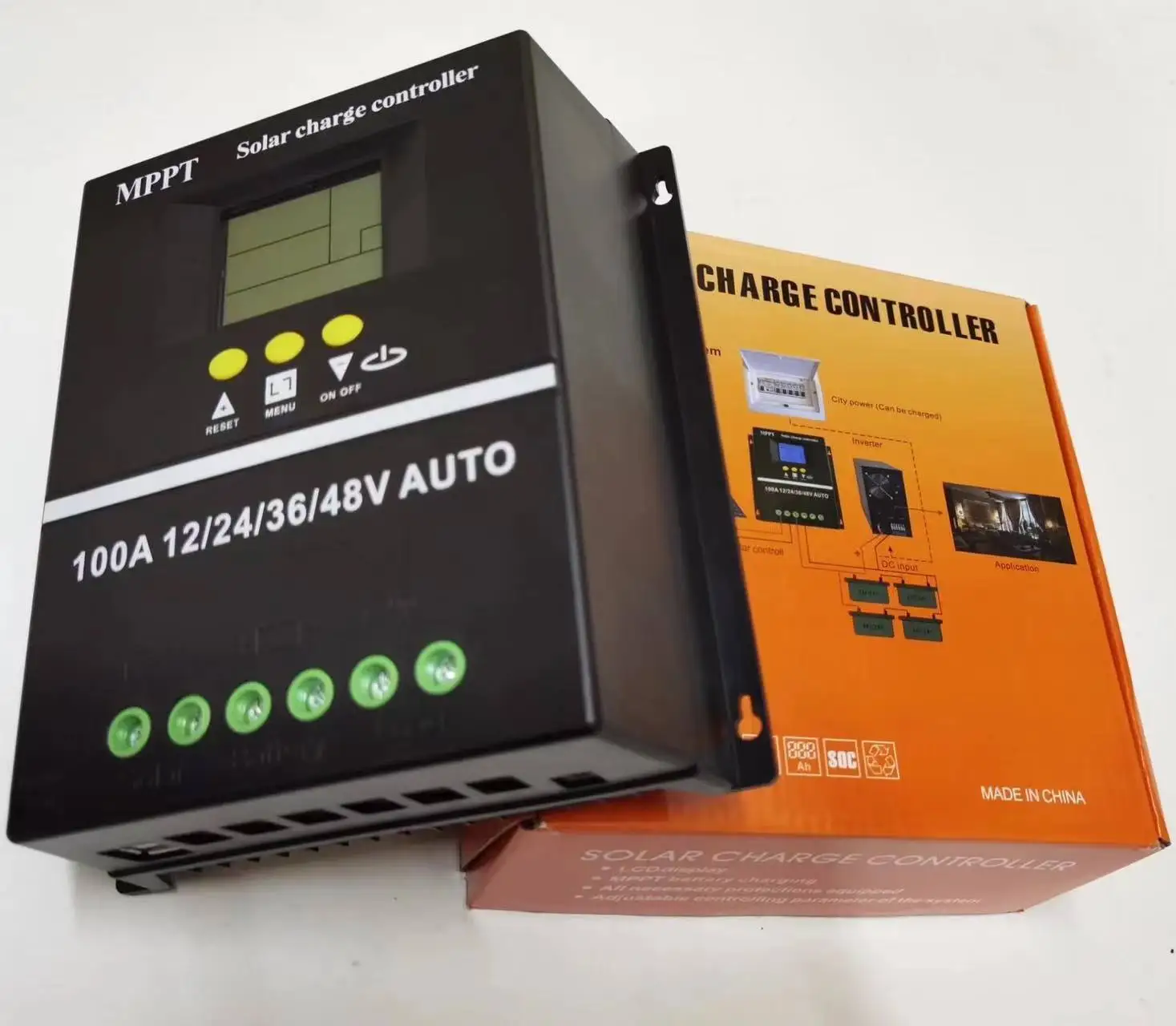 High Performance  Solar Panel Controller Mppt Solar Charge Controller 100a