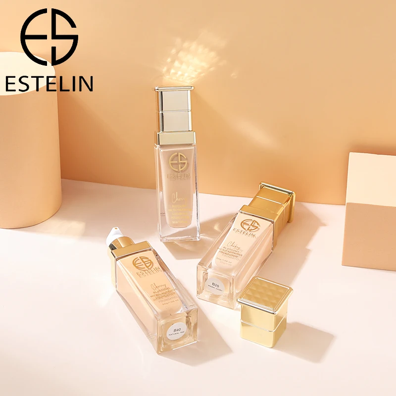 ESTELIN Skin Care Cherry Blossoms Micro-Nutritive Foundation 30g Long-Wearing Full Coverage Natural Matte Finish Foundation