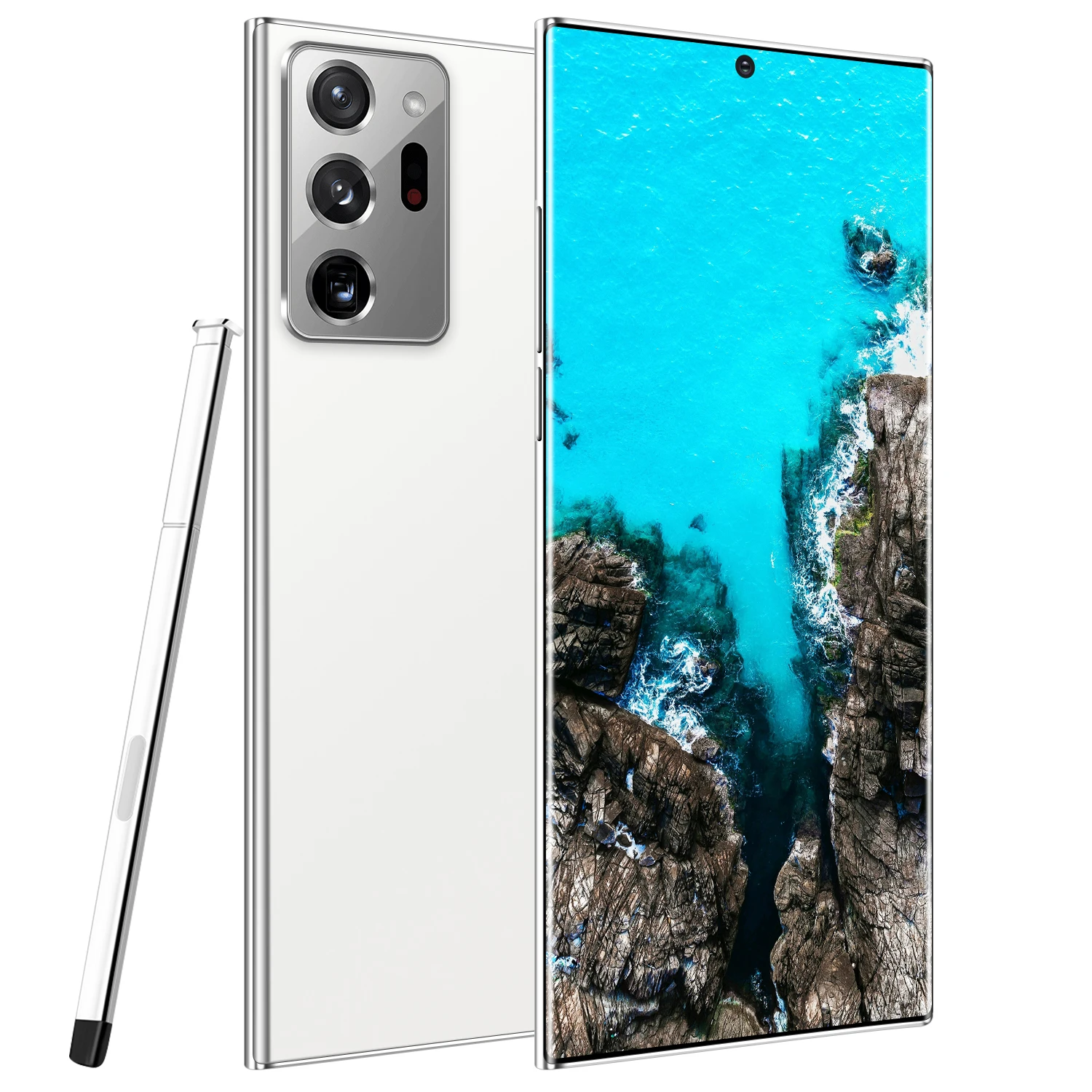 New Model 2021  Note20U+ MTK6889 2020 Newest 4g smart phone popular mobile cellulars 18MP+48MP 5000mah Android10  Smartphone