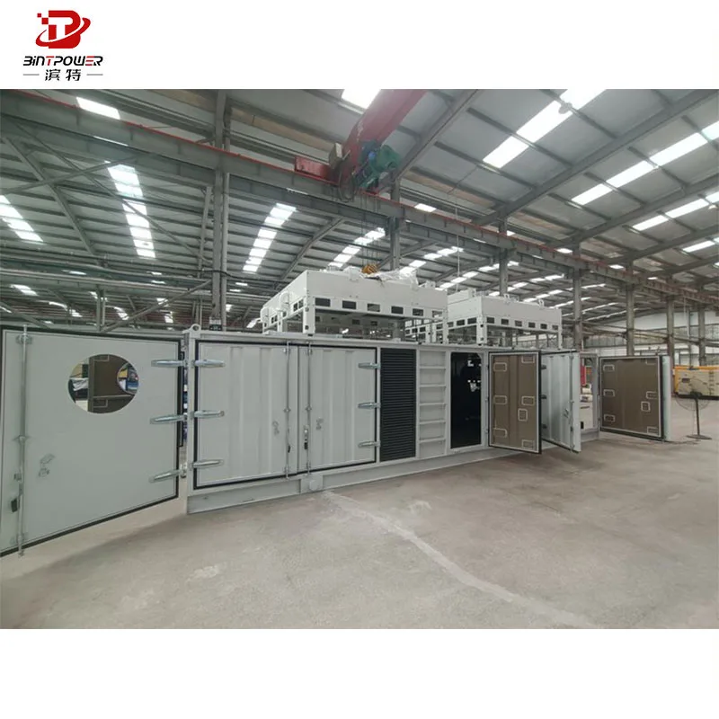 Cummins Electric Engine 3000kw Gas Generator CHP Unit for Biogas Plant