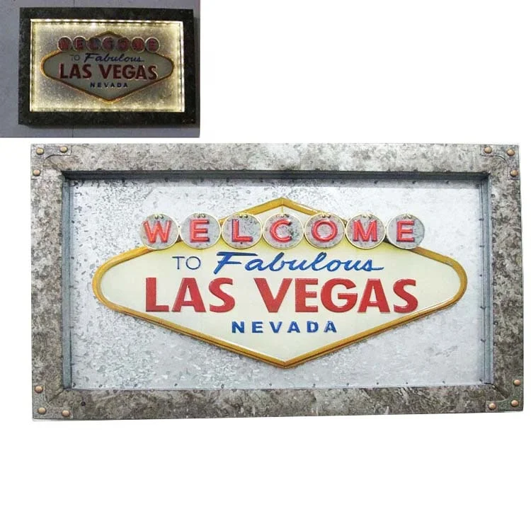Competitive price vintage led custom plaque for advertisement