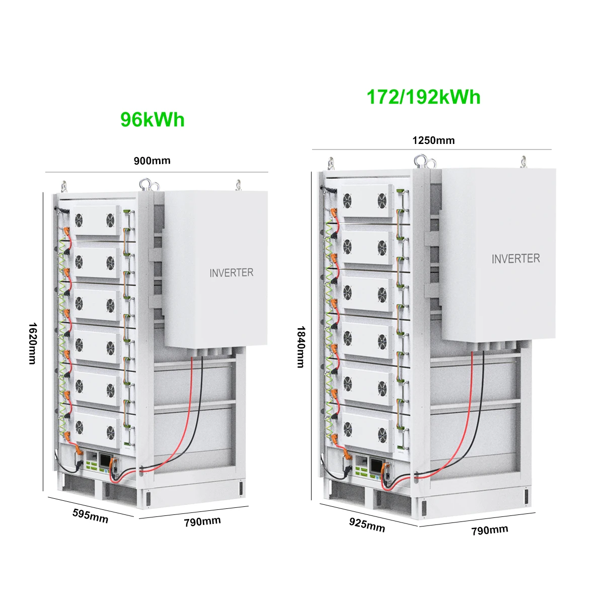 30kwh 40kwh 50kwh 60kwh 80kwh 100kwh 150kwh 200kwh High Voltage Lithium Ion Batteries Pack