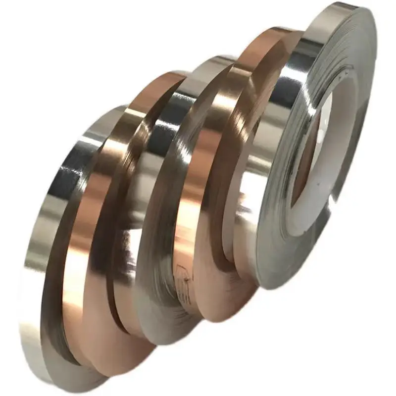 China CuNi Strip C7701, C7521 Copper Nickel Zinc Alloy Copper Nickel Steel Strip