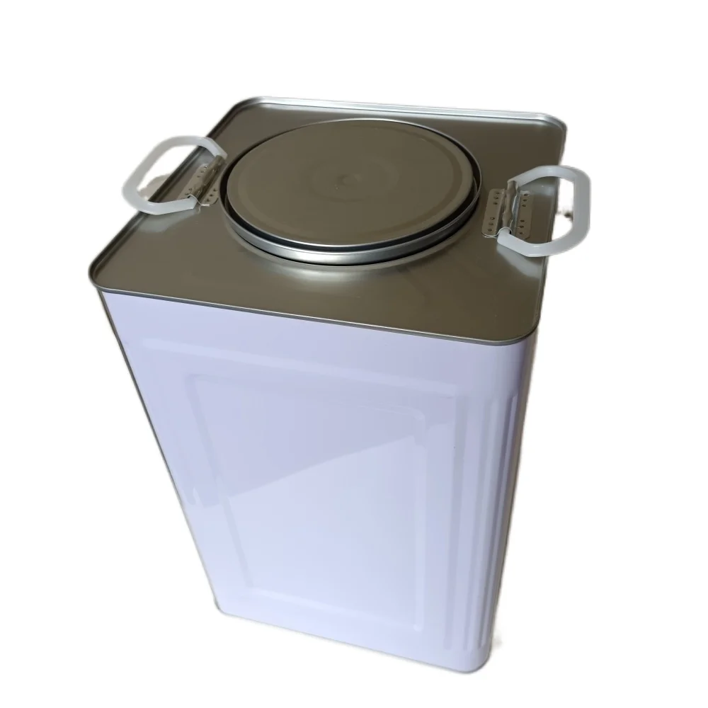 
Large caliber metal barrel rectangular can factory conic used paint buckets 
