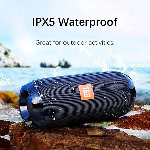 Factory price Wireless Speaker Mini Outdoor Wireless Speaker TG117 Subwoofer waterproof speaker  with FM TF Audio