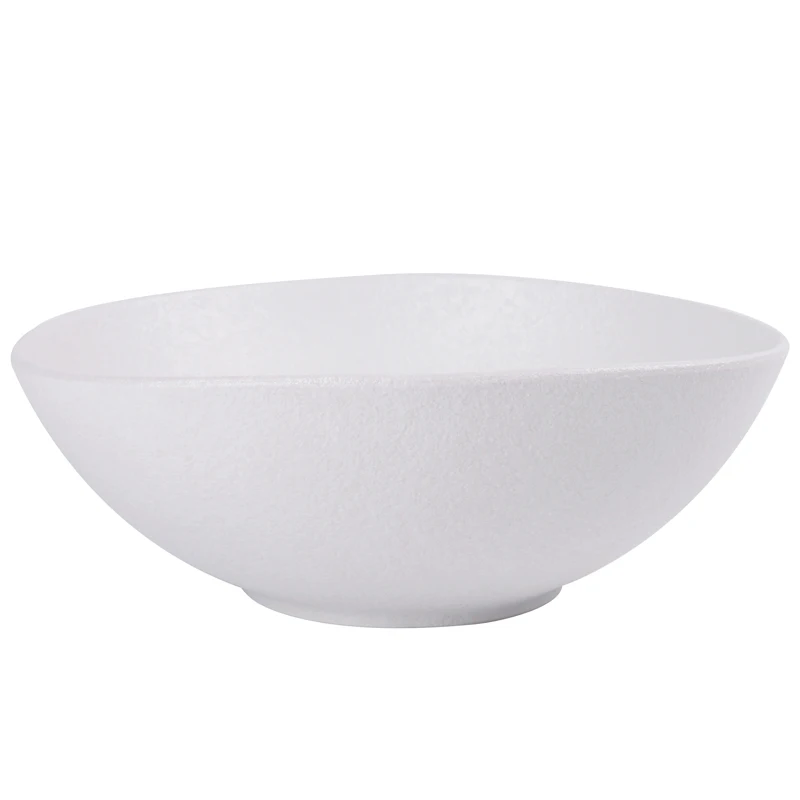 Matte White ceramic homeware porcelain fruit salad cereal bowl sets Tapas serving bowl