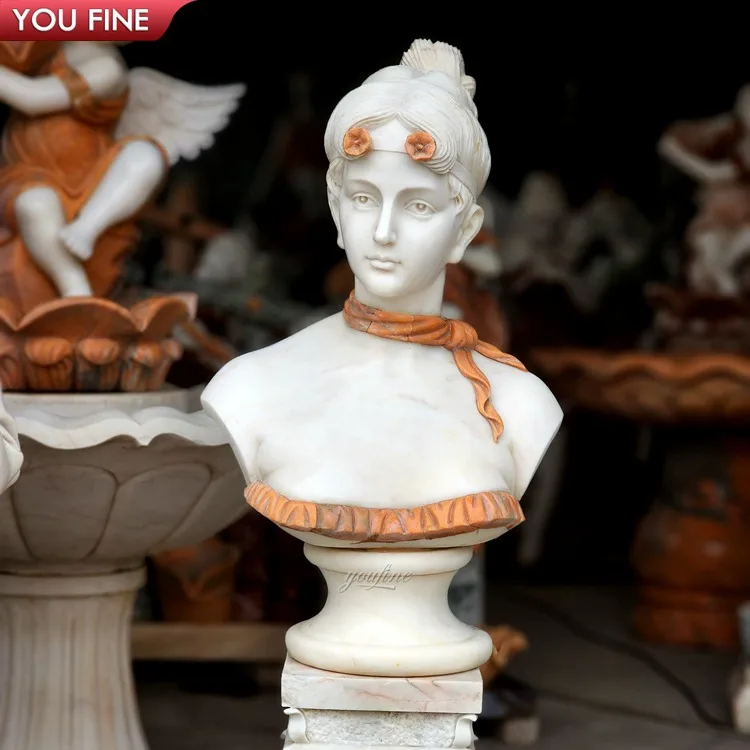 Promotion Natural Marble Venus Head Bust Statue