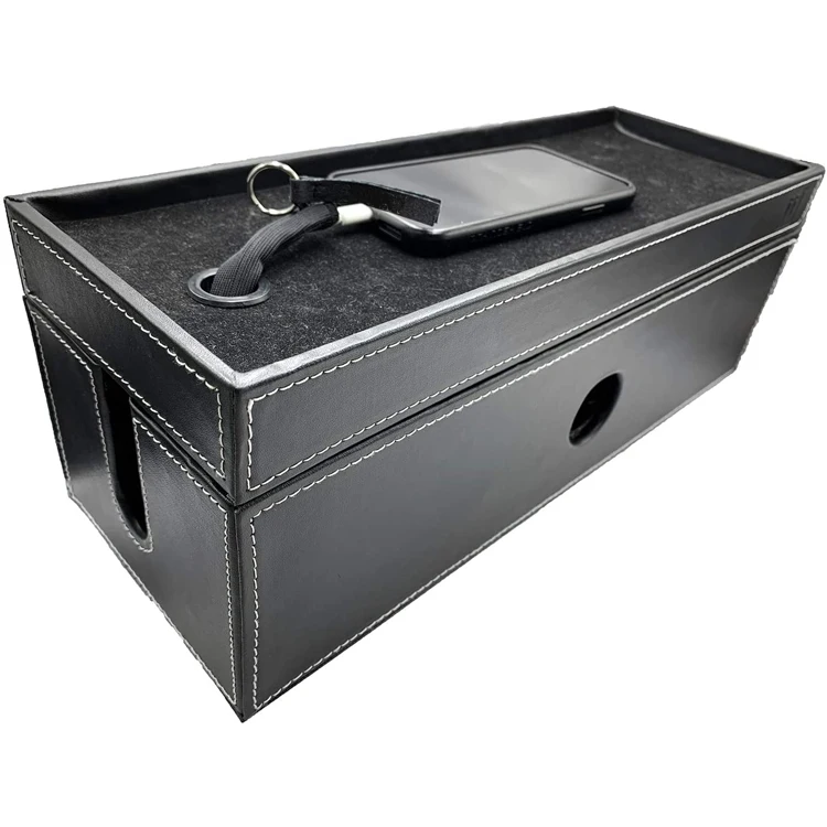 Cable Management Box Stylish Cord Organizer Box Hides Power Strip Surge Protector cover Eco-Friendly TV Cord Box