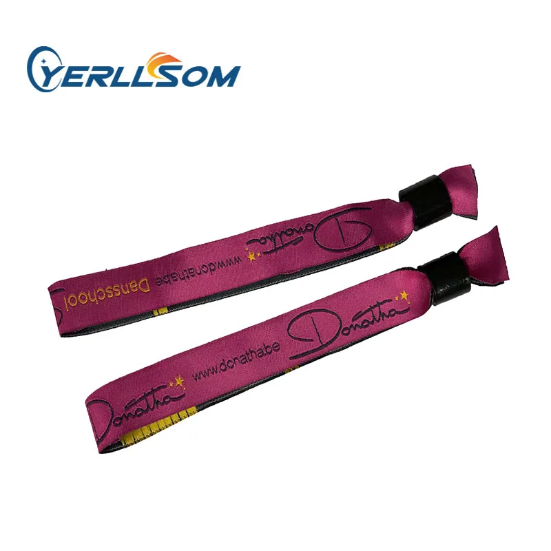 YERLLSOM Custom Music Festival Printed Cloth Wristbands For Events Y22092810