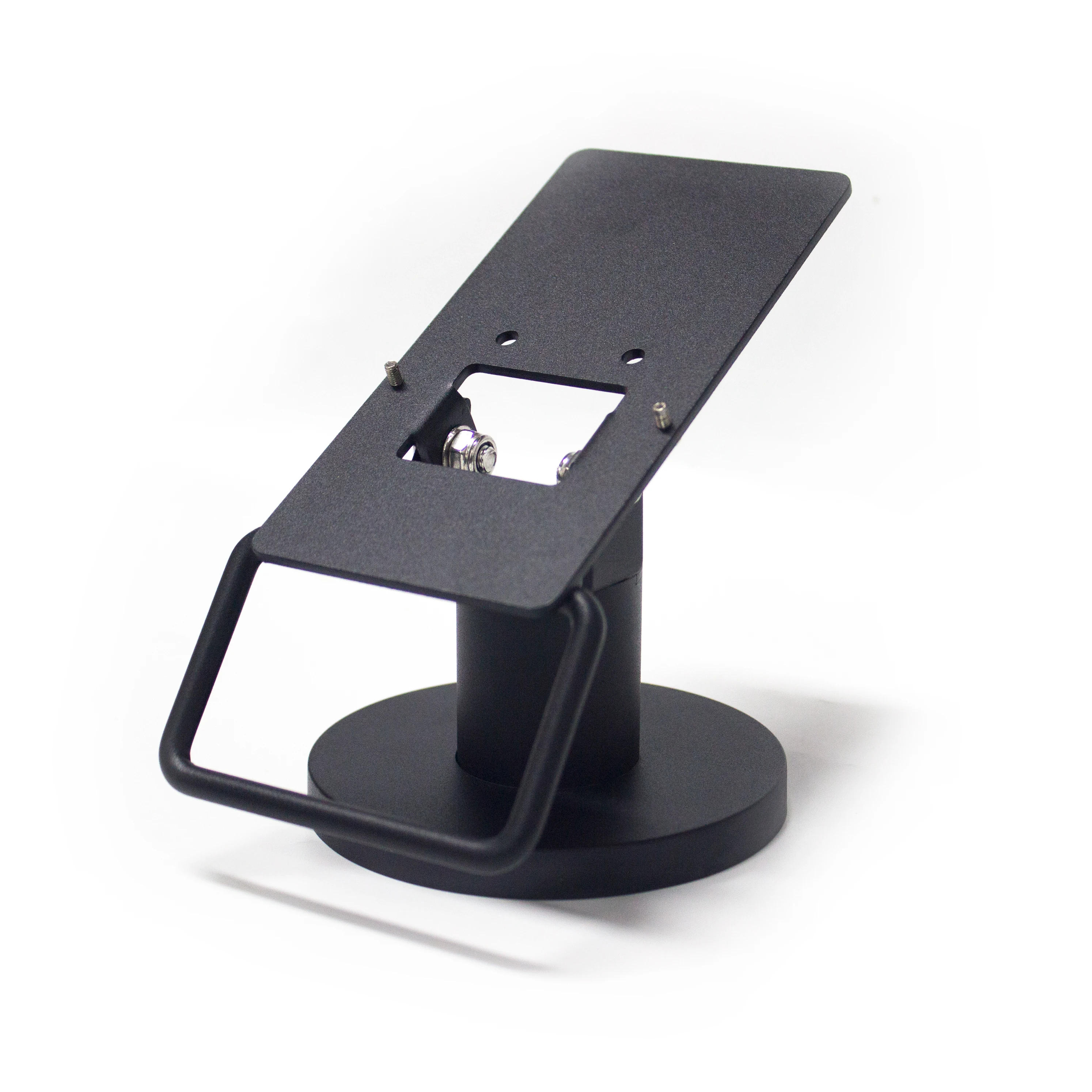 Metal rotatable credit card terminal holder POS machine stand POS device holder for verifone P200/P400 plus