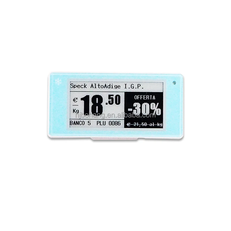 BOHANG Manufacturer ESL Intelligent Price Tag DJ-WP0213BWR  2.13 Inch Digital Electronic Shelf Labels