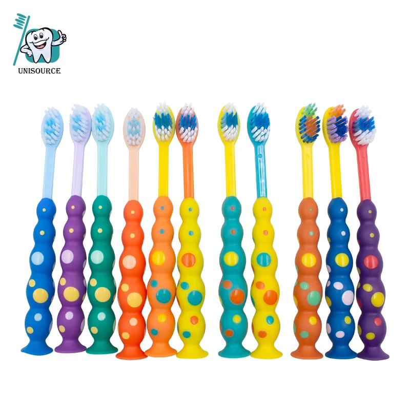 kid Toothbrush with Strong Suction for Standing up Custom Logo Toothbrush Wholesale kid Toothbrush wholesale