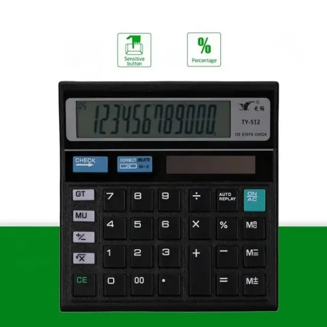Оптовая продажа заводская цена 512 офисный бизнес конвертер Валют 12-значный Настольный финансовый электронный калькулятор с пользовательским логотипом