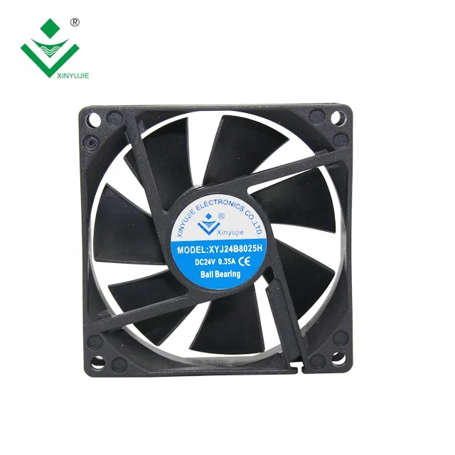 8025 Strapping Machine Cooling 80x80x25 24V Fan Cooler 80mm 12V Fan 8025 Ball Bearing 8cm