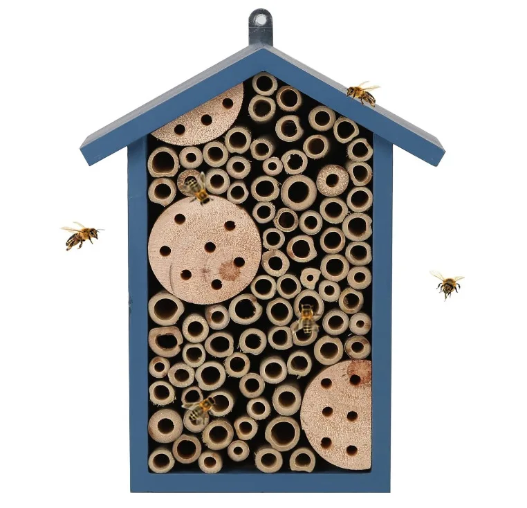 Wooden insect House  Outdoor Garden Bee nest