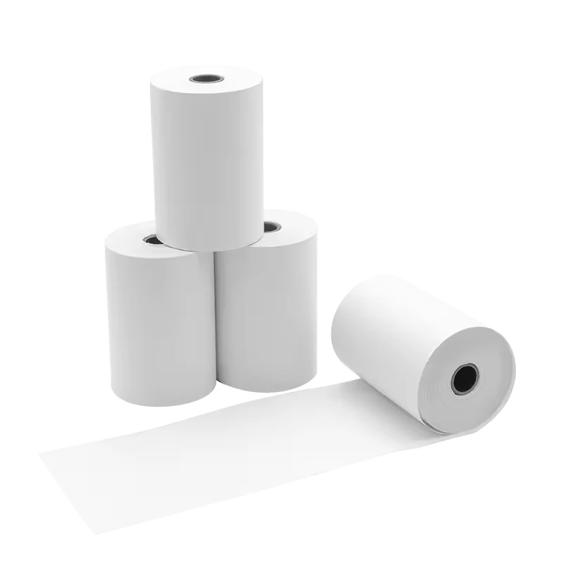 High Quality Small Roll Cash Register Adhesive Paper 80mm*50mm Thermal Wholesale