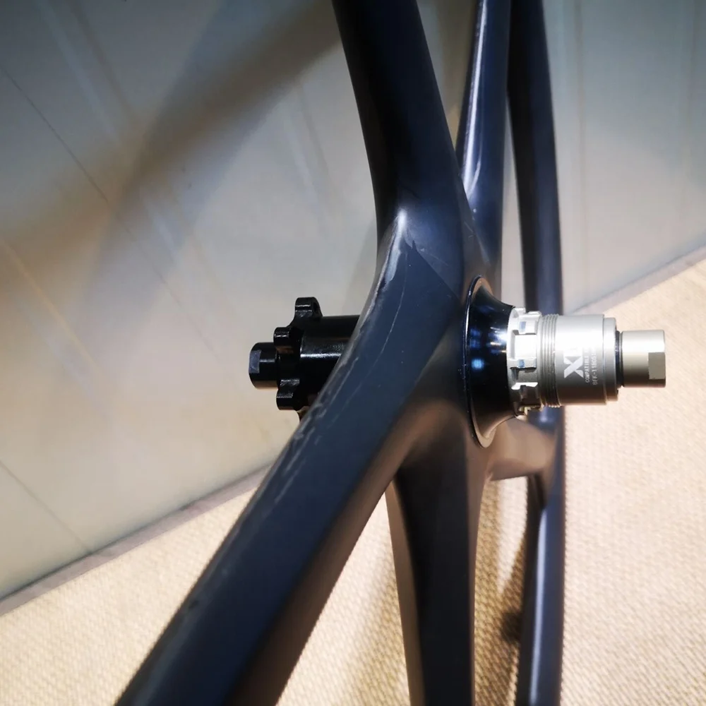 Mountain Bicyclewheel 5 Spoke Carbon Fiber Mtb Wheelset 29er Carbon Disc Wheels 27 Width Tubeless