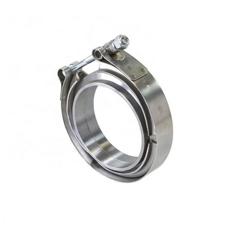 High quality 304 hose clamp stainless steel v band exhaust clamp